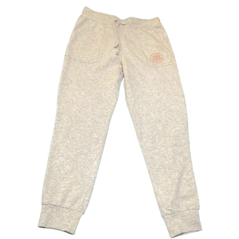Vans Classic Heather Gray Jogger Sweatpants w/ Cuffed‎ Ankles & Front Pockets